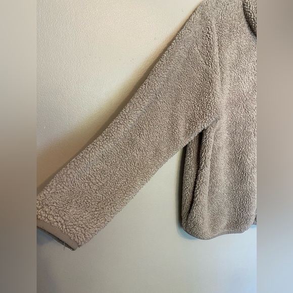 Victoria’s Secret Jacket Pink Gorpcore Cozycore Sherpa Zip-Up Deep Pile Teddy M - Picture 6 of 11